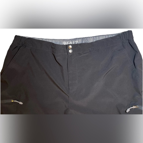 Gillz Shorts Mens 2XL 36x8.5 Black Cargo Performance Fishing Outdoor Hiking - Picture 3 of 7